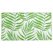 Housse D'oreillers Aquarelle feuille de palme (devant-Droit)