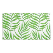 Housse D'oreillers Aquarelle feuille de palme (Dos-gauche)