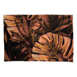 Housse D'oreillers Aquarelle feuille tropicale, maillot de bain sans 