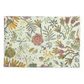 Housse D'oreillers Aquarelle Florale Fleurs d'abeille Élégante Modern (Dos)