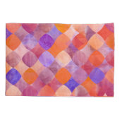 Housse D'oreillers Aquarelle géométrique, écailles de poissons arabes (Dos)