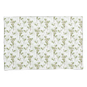Housse D'oreillers Aquarelle Mistletoe Plante d'hiver Motif transpare (devant-Droit)