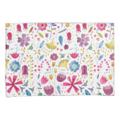 Housse D'oreillers Aquarelle moderne peinture florale (devant-Droit)