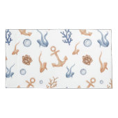 Housse D'oreillers Aquarelle Océan (Dos)