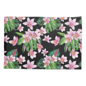 Housse D'oreillers Aquarelle Orchidées Design 27 (Dos-gauche)