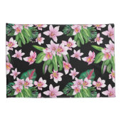 Housse D'oreillers Aquarelle Orchidées Design 27 (Dos-Droit)