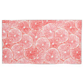 Housse D'oreillers Aquarelle pamplemousse motif (devant-gauche)
