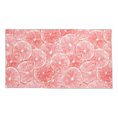Housse D'oreillers Aquarelle pamplemousse motif (Dos-gauche)