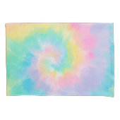 Housse D'oreillers Aquarelle Pastel Rainbow Tie Dye (devant)