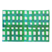 Housse D'oreillers Aquarelle - vert (Dos)