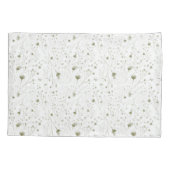 Housse D'oreillers Aquarelle verte - Literie inspirée de la nature (Dos-gauche)