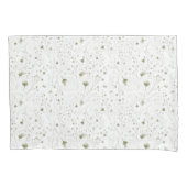 Housse D'oreillers Aquarelle verte - Literie inspirée de la nature (devant-gauche)