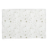 Housse D'oreillers Aquarelle verte - Literie inspirée de la nature (devant-Droit)