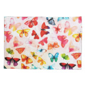 Housse D'oreillers Aquarelle Whimsical Rainbow Forest Butterfly (Dos)