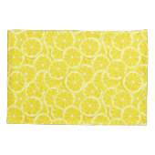 Housse D'oreillers Aquarelles de citron (Dos-gauche)