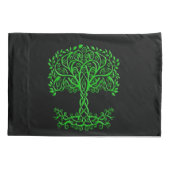 Housse D'oreillers Arbre Celtique Vert De Vie (Dos)