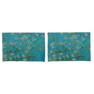 Housse D'oreillers Arbre d'amande de floraison par Van Gogh
