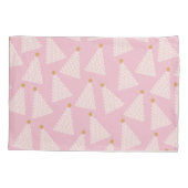 Housse D'oreillers Arbre de Noël rose Motif (Dos)