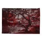 Housse D'oreillers Arbre rouge en fleurs de cerisiers (Dos)