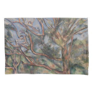 Housse D'oreillers Arbres et Route, Paysage Post-Impressionniste