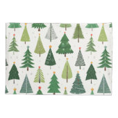 Housse D'oreillers Arbres rétro (Dos-gauche)