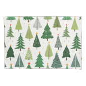 Housse D'oreillers Arbres rétro (devant-gauche)