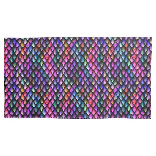 Housse D'oreillers Arc en ciel Dragon Scales Pilotes (devant-gauche)