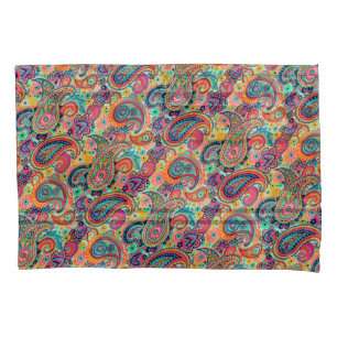 Housse D'oreillers Arc-en-ciel lumineux Paisley