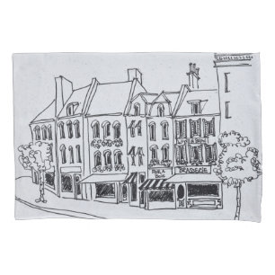 Housse D'oreillers Architecture de Saint-Omer, France