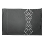 Housse D'oreillers Argentée (Dos-gauche)