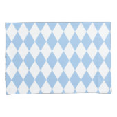 Housse D'oreillers Arlequin Bleu Bébé (devant-Droit)