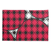 Housse D'oreillers Arlequin en Blob Rose (Dos)