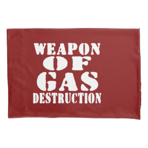 Housse D'oreillers Arme De Destruction Du Gaz