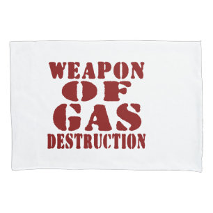 Housse D'oreillers Arme De Destruction Du Gaz