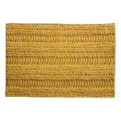 Housse D'oreillers Arrière - plan à la mode texturé Jaune (Dos)