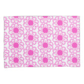 Housse D'oreillers Arrière - plan à motif floral mignon (devant-Droit)