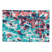 Housse D'oreillers Arrière - plan d'art en papier marbré Abstrait (Dos)