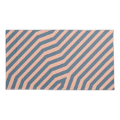 Housse D'oreillers Arrière - plan de bandes diagonales symétriques 10 (Dos)