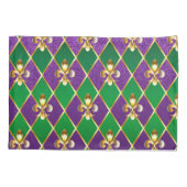 Housse D'oreillers Arrière - plan de bijoux Mardi Gras (Dos)