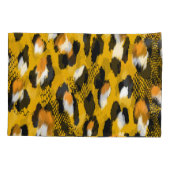 Housse D'oreillers Arrière - plan Poster de animal Leopard Texture (Dos)