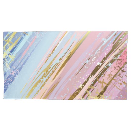 Housse D'oreillers Arrière - plan rose texturé (devant-gauche)