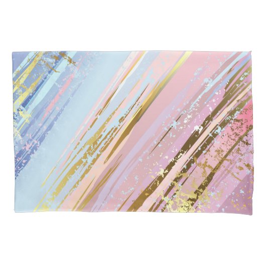 Housse D'oreillers Arrière - plan rose texturé (devant-gauche)