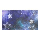 Housse D'oreillers Arrière - plan spatial avec étoiles (Dos-gauche)