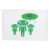 Housse D'oreillers arrivée des Aliens (Dos)