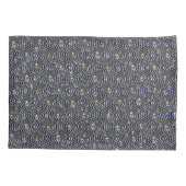 Housse D'oreillers Arrosage sur métal gris bleu (Dos)