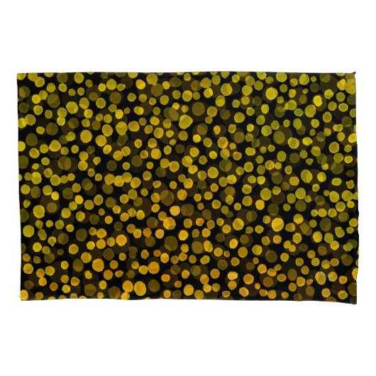 Housse D'oreillers Art Abstrait : Aquarelle Points Créatifs. (devant)