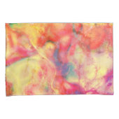 Housse D'oreillers Art Abstrait de l'encre d'alcool (devant-Droit)