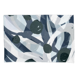 Housse D'oreillers Art Abstrait : Illustration de peinture transparen