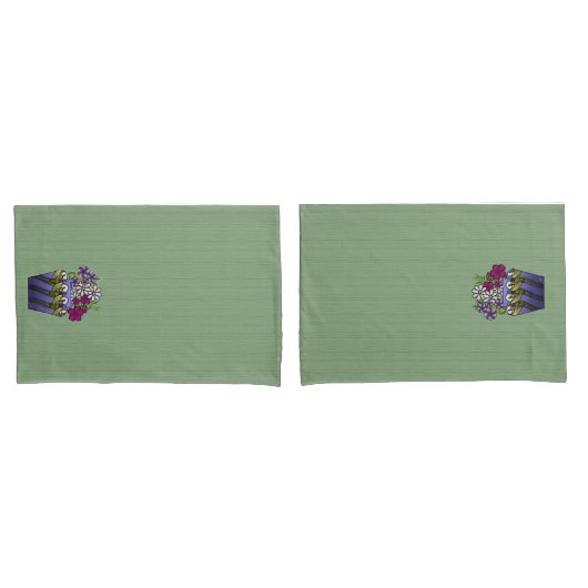 Housse D'oreillers Artiste Lily Vase (devant-Set)