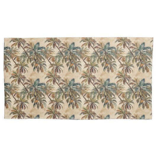 Housse D'oreillers Arty Aquarelle Cocout Palm (devant)